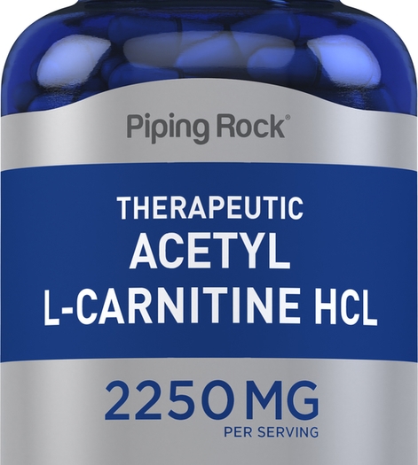 Acetyl L-Carnitine, 2250 mg (per serving), 120 Quick Release Capsules