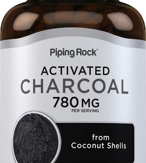 Activated Charcoal from Coconut, 780 mg (per serving), 180 Capsules