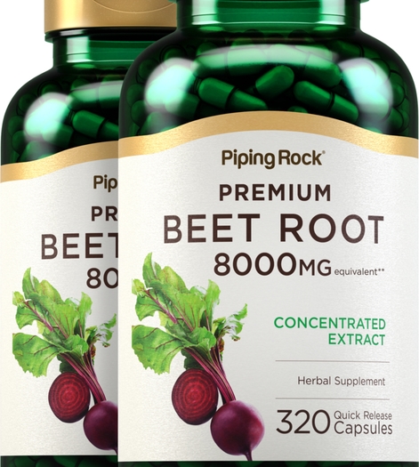 Beet Root Concentrated Extract, 8000 mg, 320 Quick Release Capsules