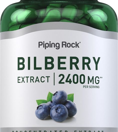 Bilberry Extract 1200 mg Capsules