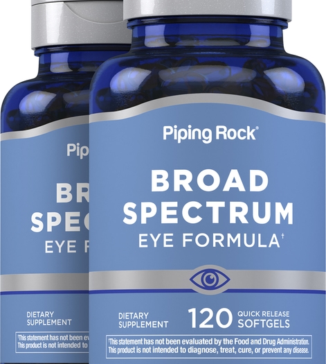 Broad Spectrum Eye Formula, 120 Softgels x 2 Bottles