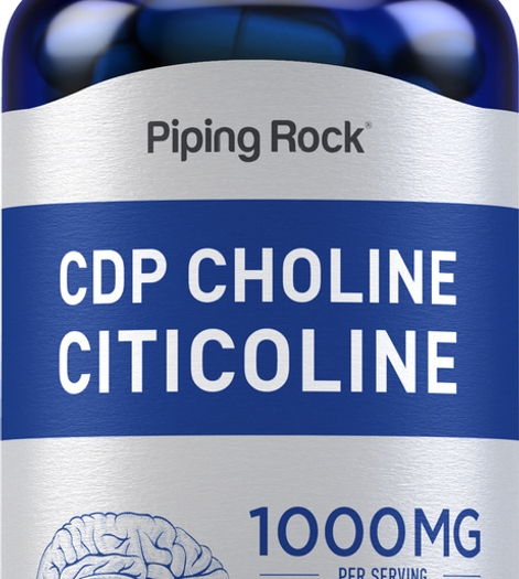 CDP Choline Citicoline , 1000 mg (per serving), 60 Quick Release Capsules