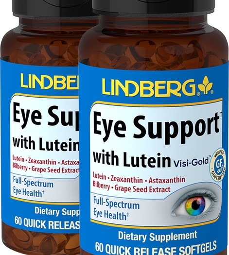 Eye Support with Lutein, 60 Softgels x 2 Bottles