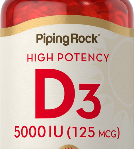 Vitamin D3 5000 IU 250 Softgels