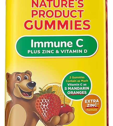 Kids Immune C plus Zinc & Vitamin D, 290 Gummies