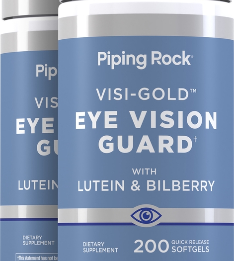 Lutein Bilberry Eye Vision Guard with Zeaxanthin 2 Bottles x 200 Softgels