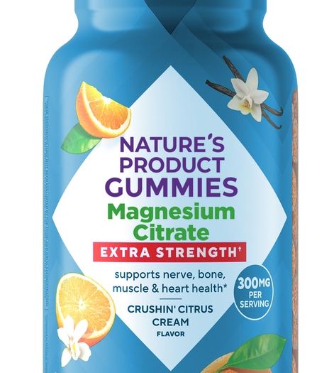 Magnesium Citrate 300 mg Gummies (Crushin' Citrus Cream), 60 Gummies