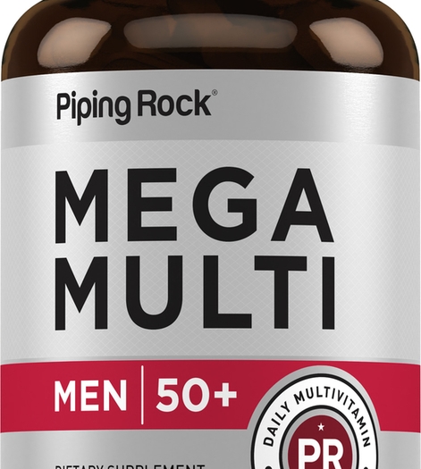 Mega Multiple for Men 50 Plus, 100 Coated Caplets