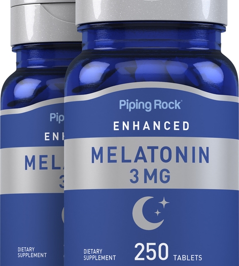 Melatonin 3 mg 250 Tablets x 2 Bottles