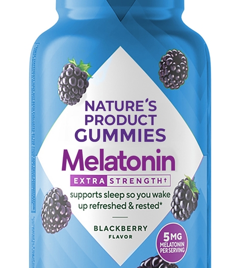 Melatonin (Blackberry) Gummies, 5 mg (per serving), 120 Gummies