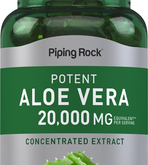 Potent Aloe Vera, 20,000 mg (per serving), 150 Quick Release Softgels