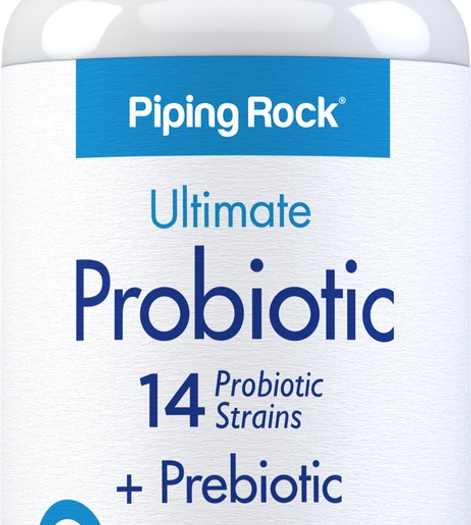 Probiotic 14 Strains 50 Billion Organisms (per serving) plus Prebiotic, 50 Vegetarian Capsules