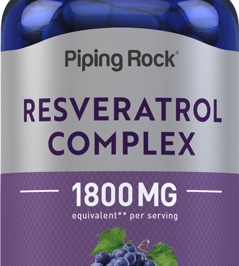 Resveratrol Complex, 1800 mg (per serving), 90 Quick Release Capsules