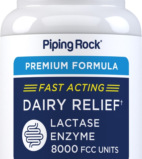 Super Dairy Digest-Lactase Enzyme 8000 FCC Units, 60 Vegetarian Tablets