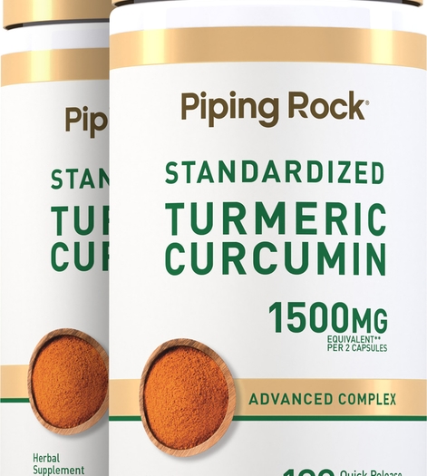 Turmeric Curcumin Standardized Advanced Complex, 120 Quick Release Capsules, 2  Bottles