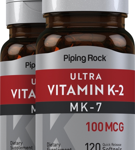 Ultra K2 with MK-7, 100 mg, 120 Quick Release Softgels