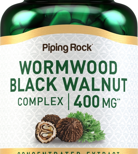 Wormwood Black Walnut Complex 400 mg 120 Capsules