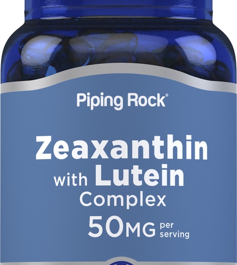 Zeaxanthin with Lutein Complex, 50 mg (per serving), 120 Quick Release Softgels