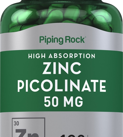 Zinc Picolinate 50mg 180 Capsules
