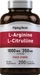 L-Arginine 1000 mg & Citrulline 350 mg, 1000/350 mg, 200 Quick Release Capsules